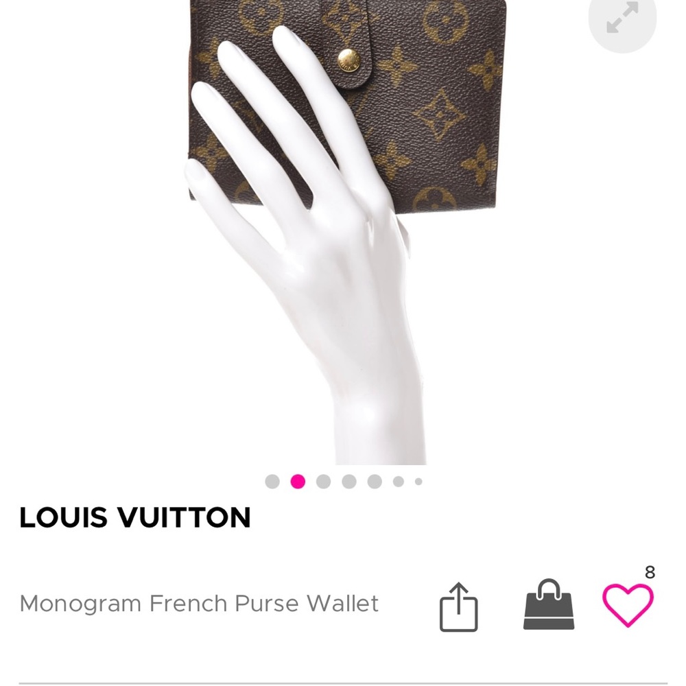 Louis Vitton Monogram french wallet